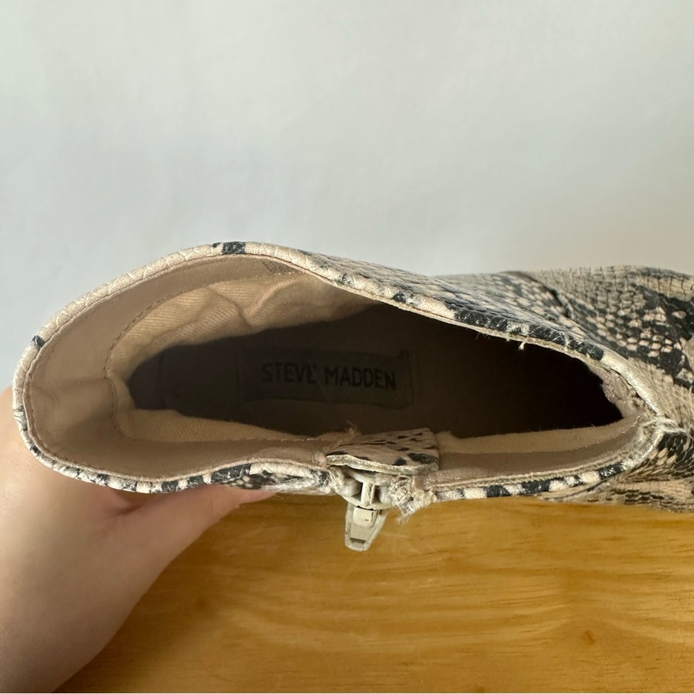 Steve Madden Snakeskin Boots - Picture 6 of 8